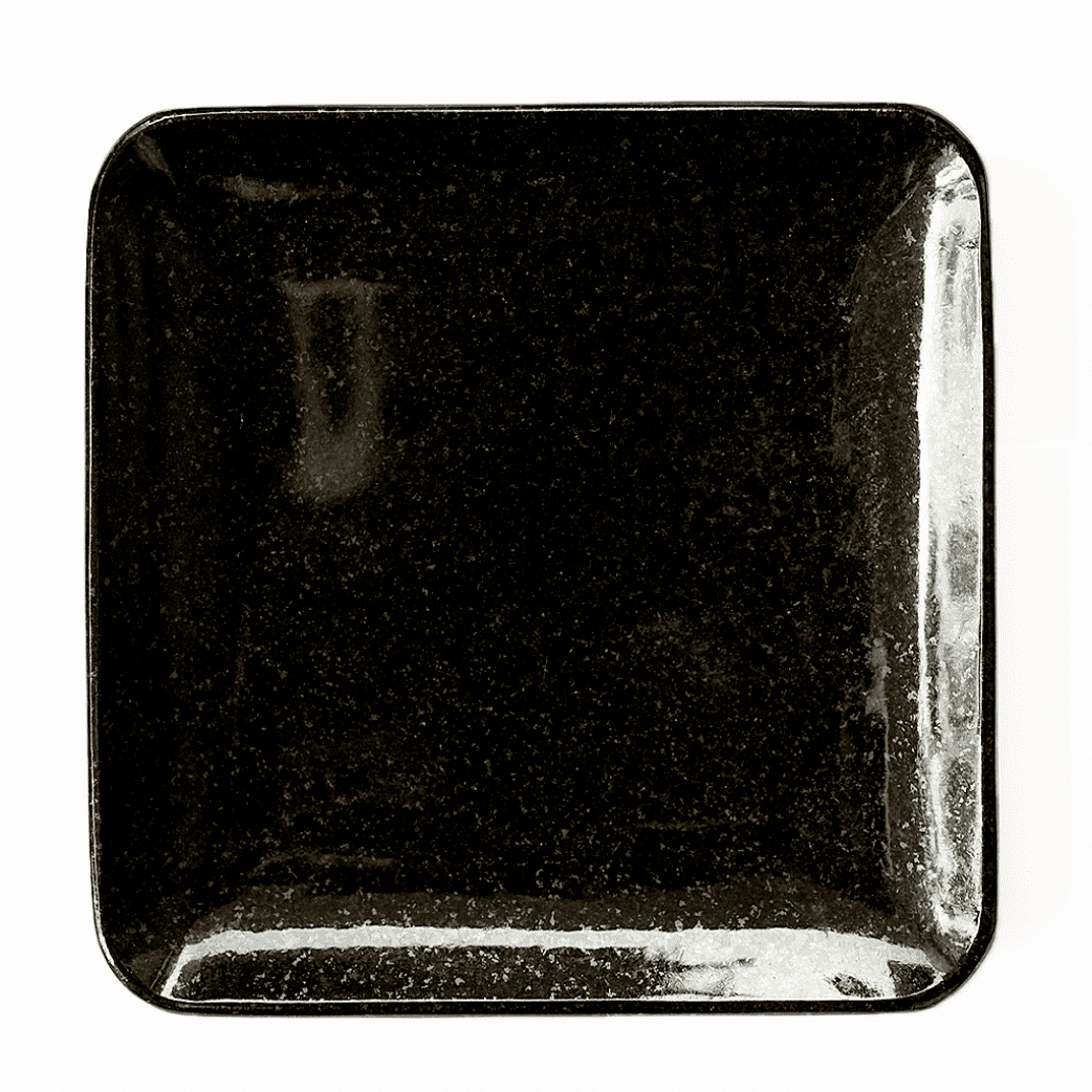 on-dish square plate □160